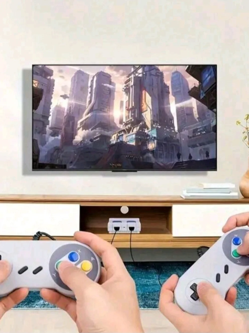 Super Mini SNES SN-02 retro NES hdmi TV game console w/ 821 classic games NEW